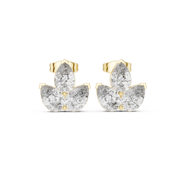 Pure Pear 2.94ct Lab Grown Diamond Earring