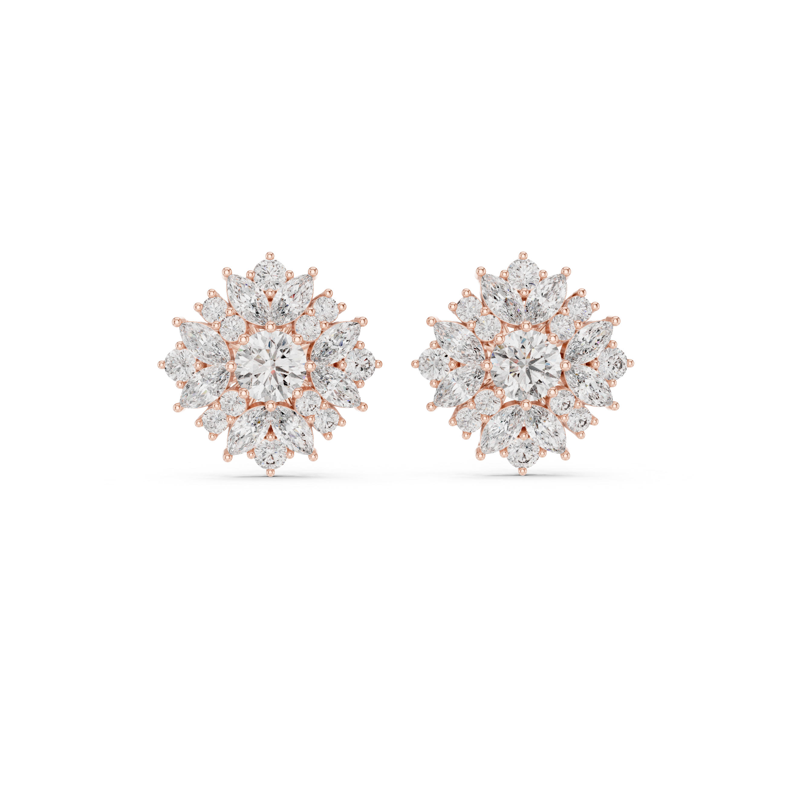 Opulent Marquise 4.12ct Lab Grown Diamond Earring