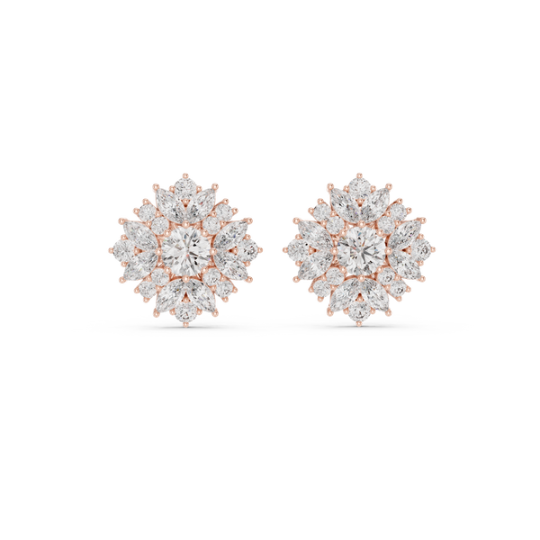 Opulent Marquise 4.12ct Lab Grown Diamond Earring