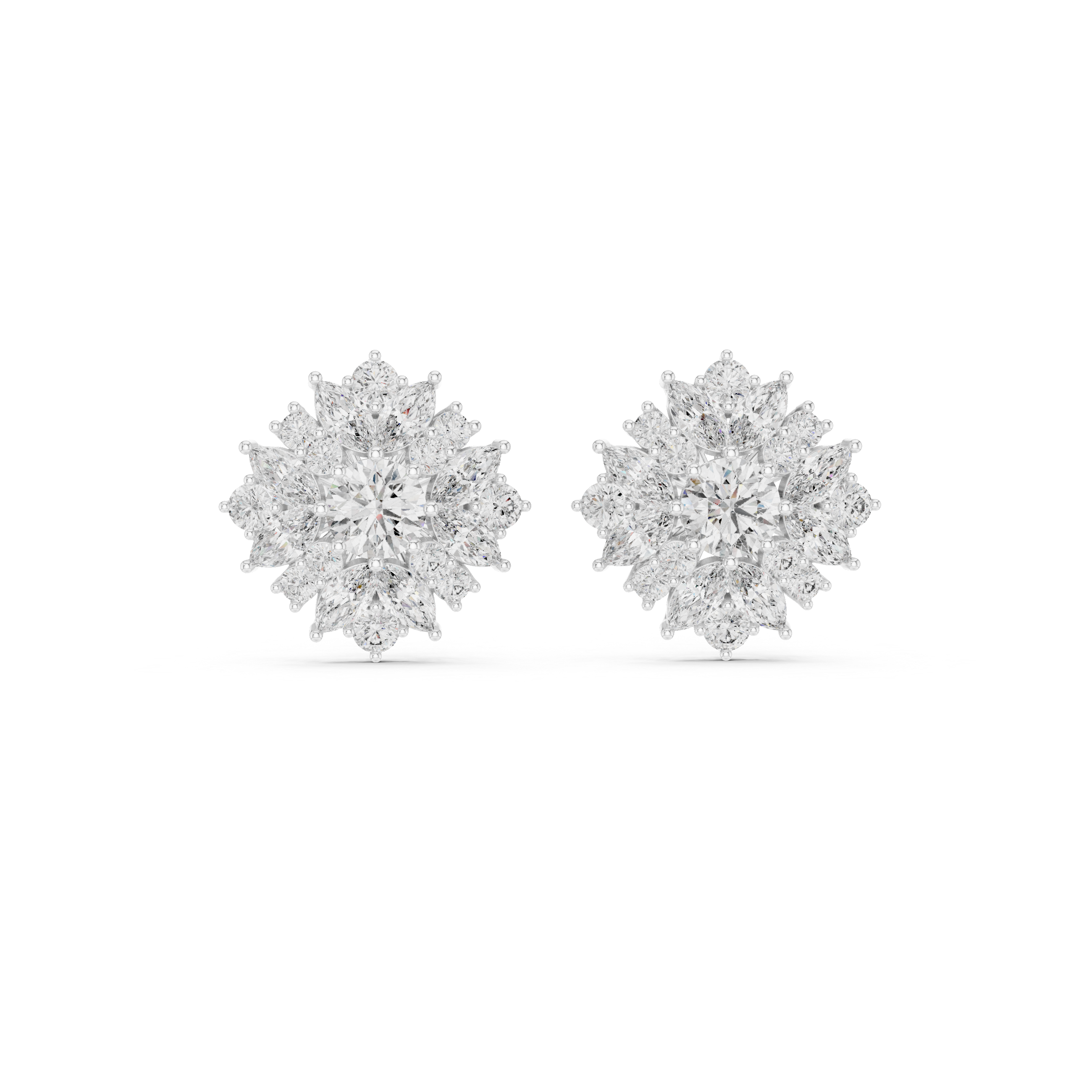 Opulent Marquise 4.12ct Lab Grown Diamond Earring