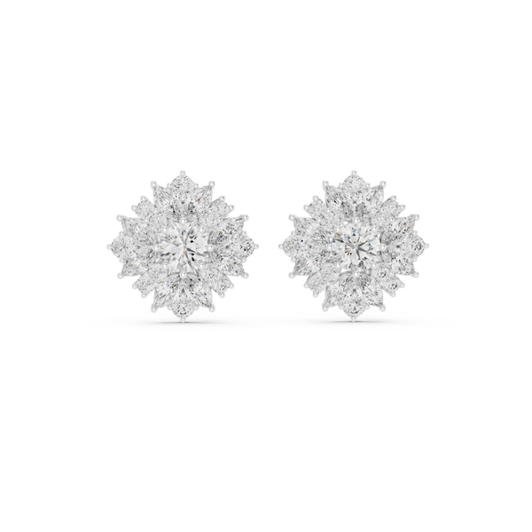Opulent Marquise 4.12ct Lab Grown Diamond Earring
