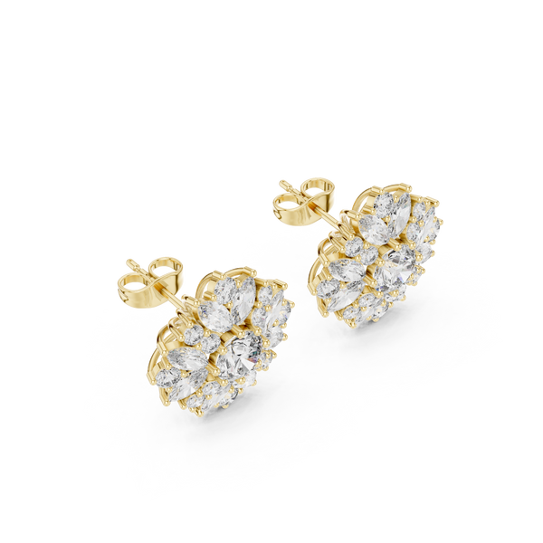 Opulent Marquise 4.12ct Lab Grown Diamond Earring