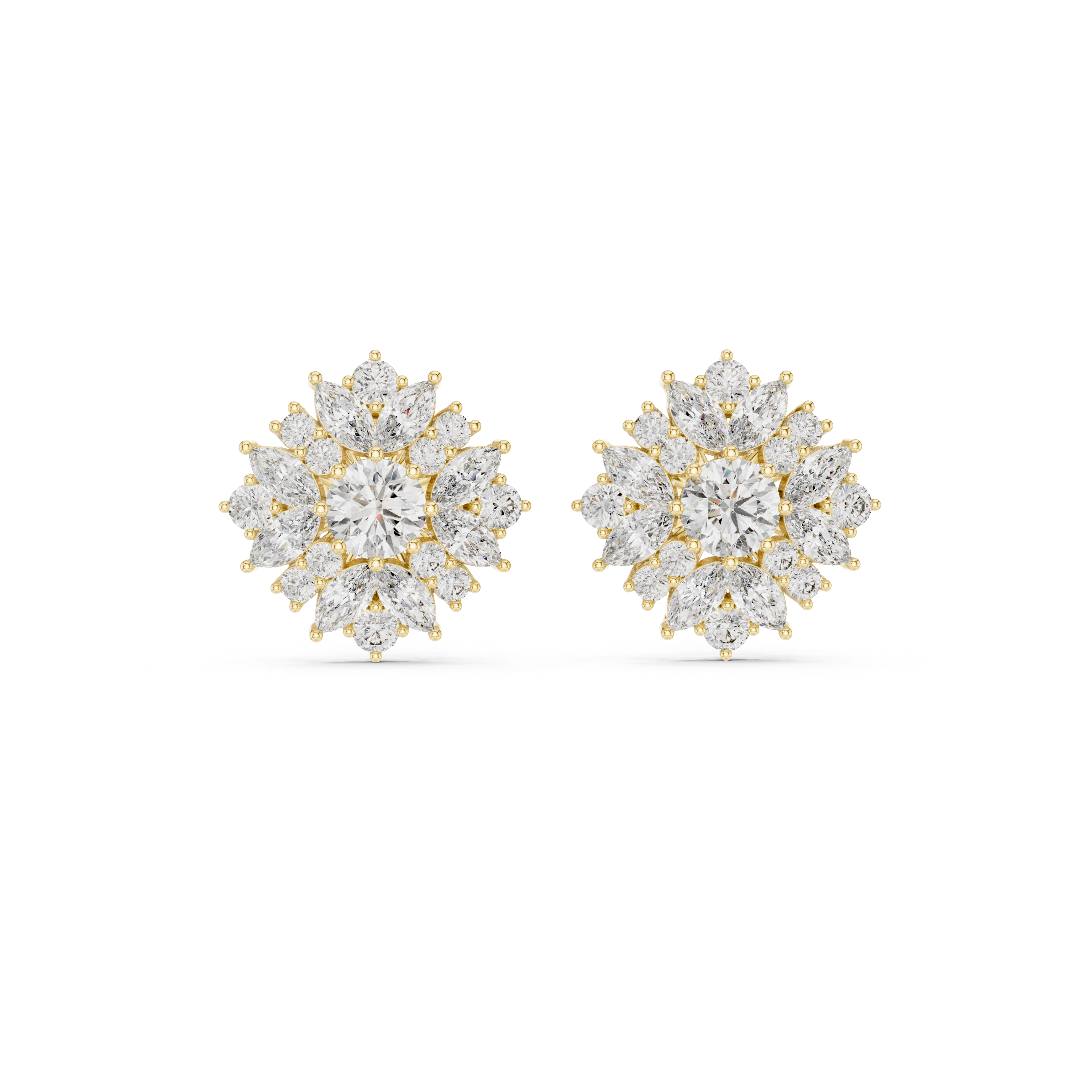 Opulent Marquise 4.12ct Lab Grown Diamond Earring