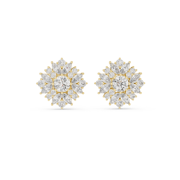 Opulent Marquise 4.12ct Lab Grown Diamond Earring