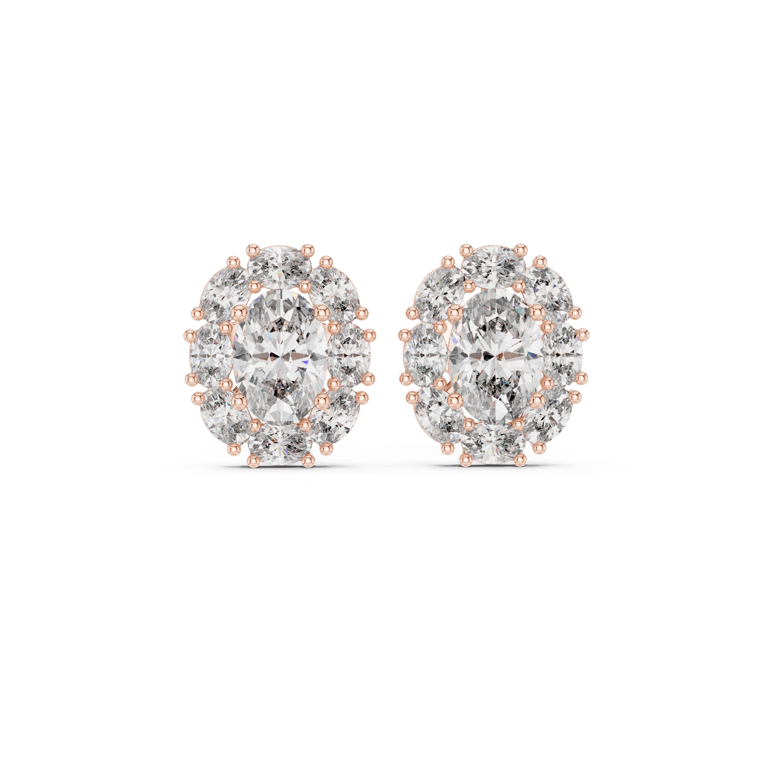 Regal 1.69ct Oval Lab Grown Diamond Earring