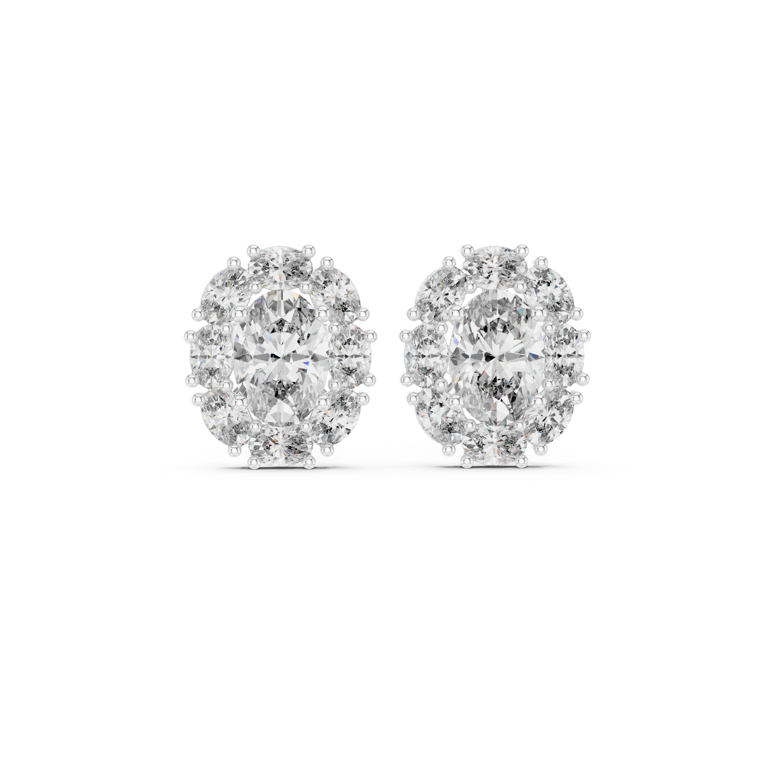 Regal 1.69ct Oval Lab Grown Diamond Earring