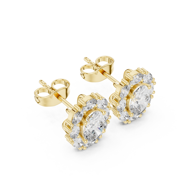 Regal 1.69ct Oval Lab Grown Diamond Earring