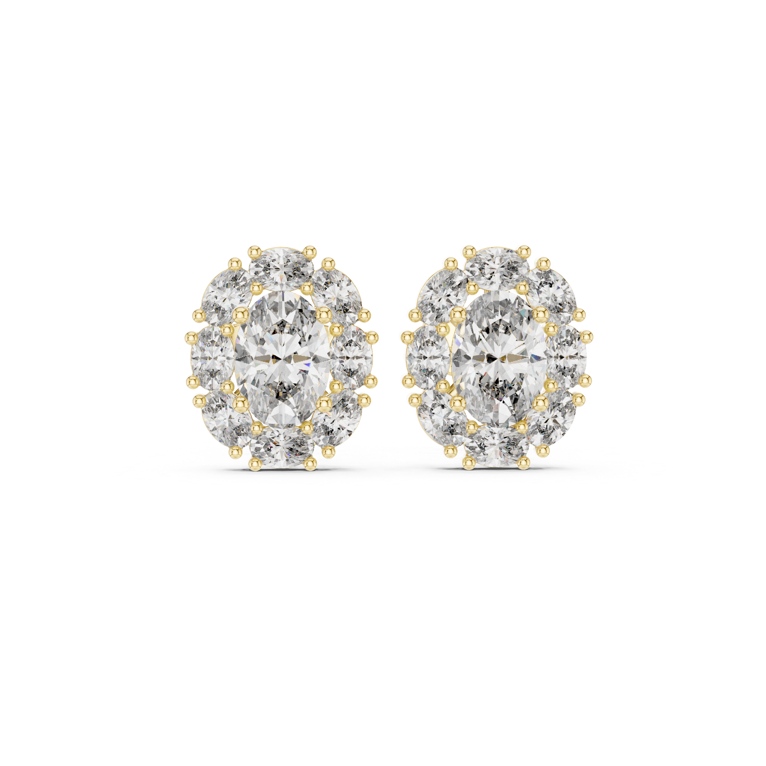 Regal 1.69ct Oval Lab Grown Diamond Earring