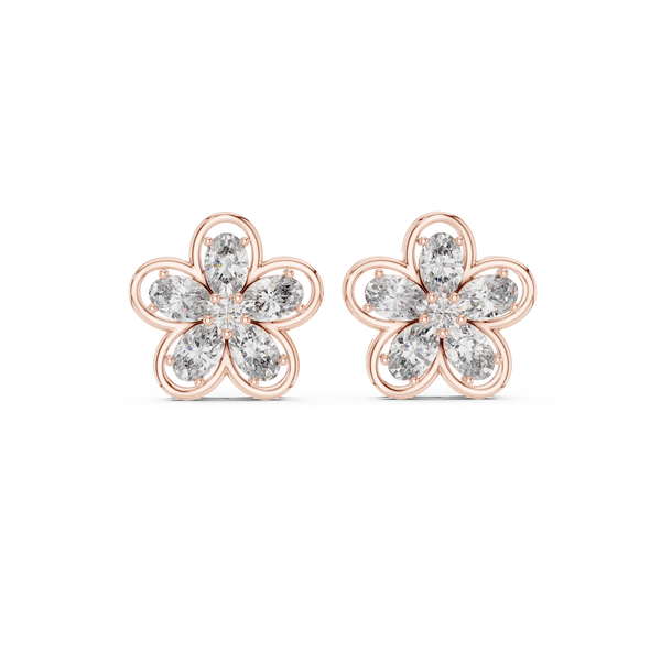 Chic 1.59ct Oval Lab Grown Diamond Earring