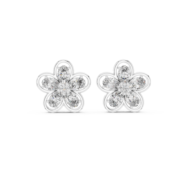 Chic 1.59ct Oval Lab Grown Diamond Earring
