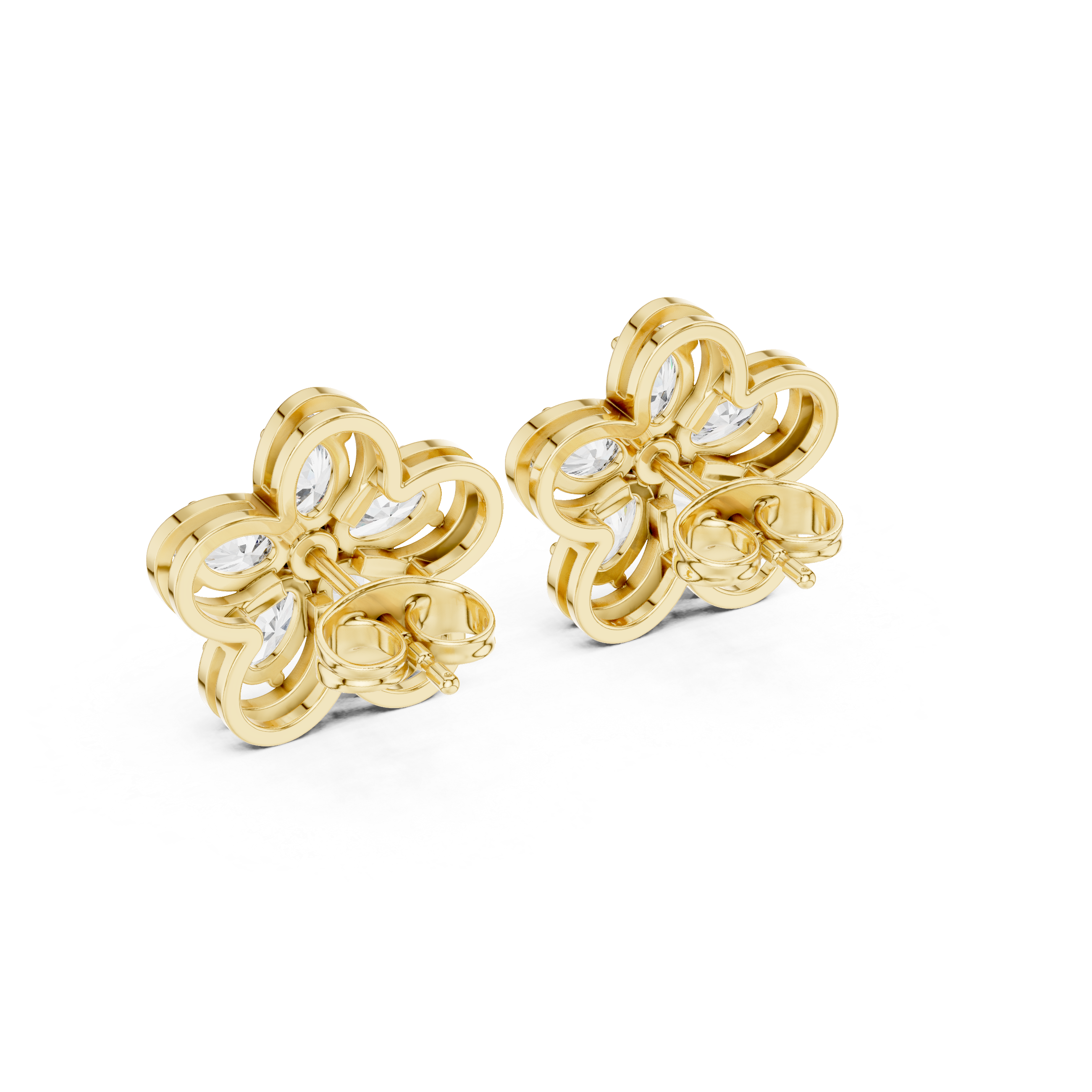 Chic 1.59ct Oval Lab Grown Diamond Earring