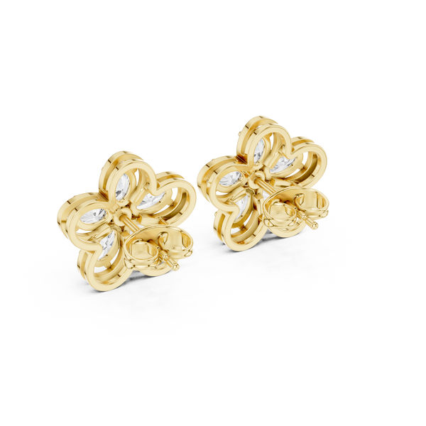 Chic 1.59ct Oval Lab Grown Diamond Earring