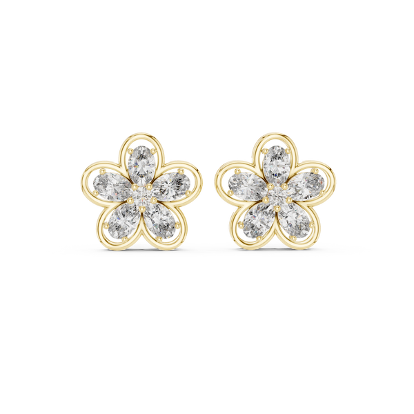 Chic 1.59ct Oval Lab Grown Diamond Earring