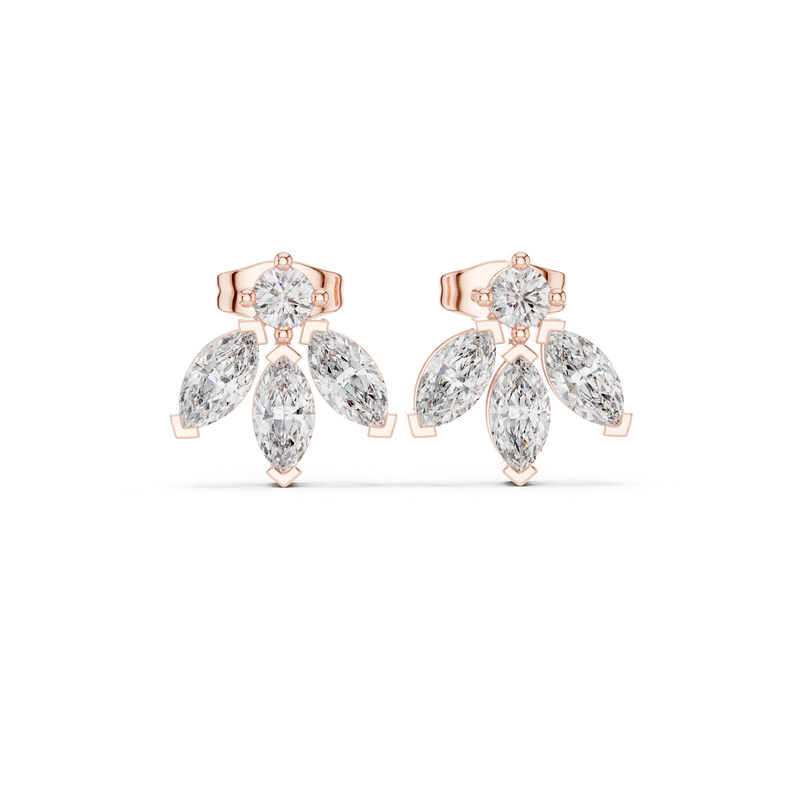 Chic 1.34ct Marquise Lab Grown Diamond Earring