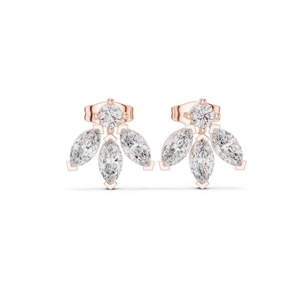 Chic 1.34ct Marquise Lab Grown Diamond Earring