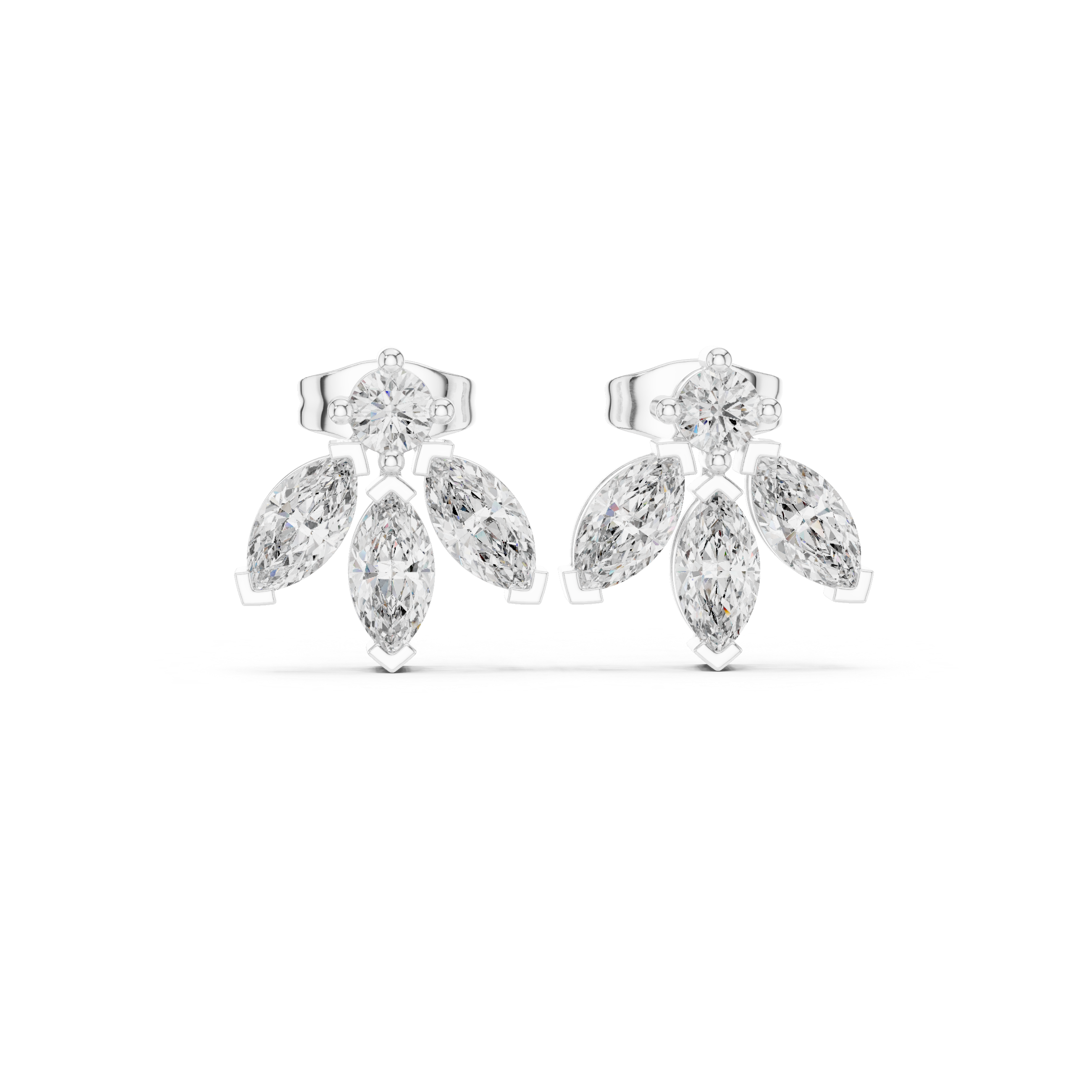 Chic 1.34ct Marquise Lab Grown Diamond Earring