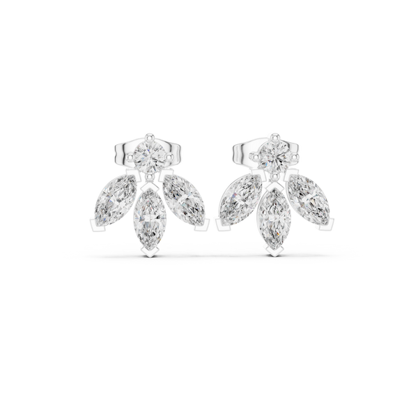 Chic 1.34ct Marquise Lab Grown Diamond Earring