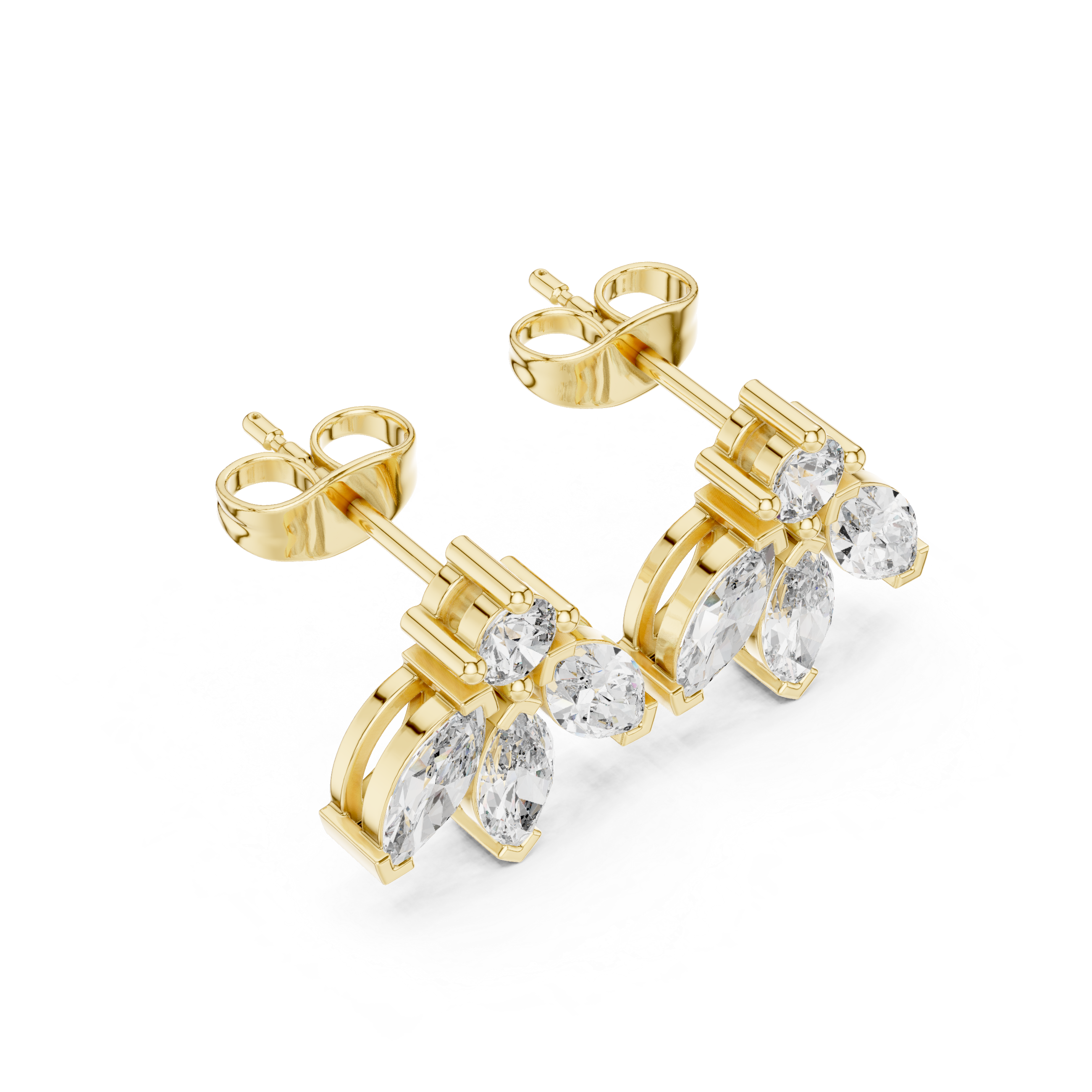 Chic 1.34ct Marquise Lab Grown Diamond Earring