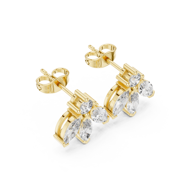 Chic 1.34ct Marquise Lab Grown Diamond Earring