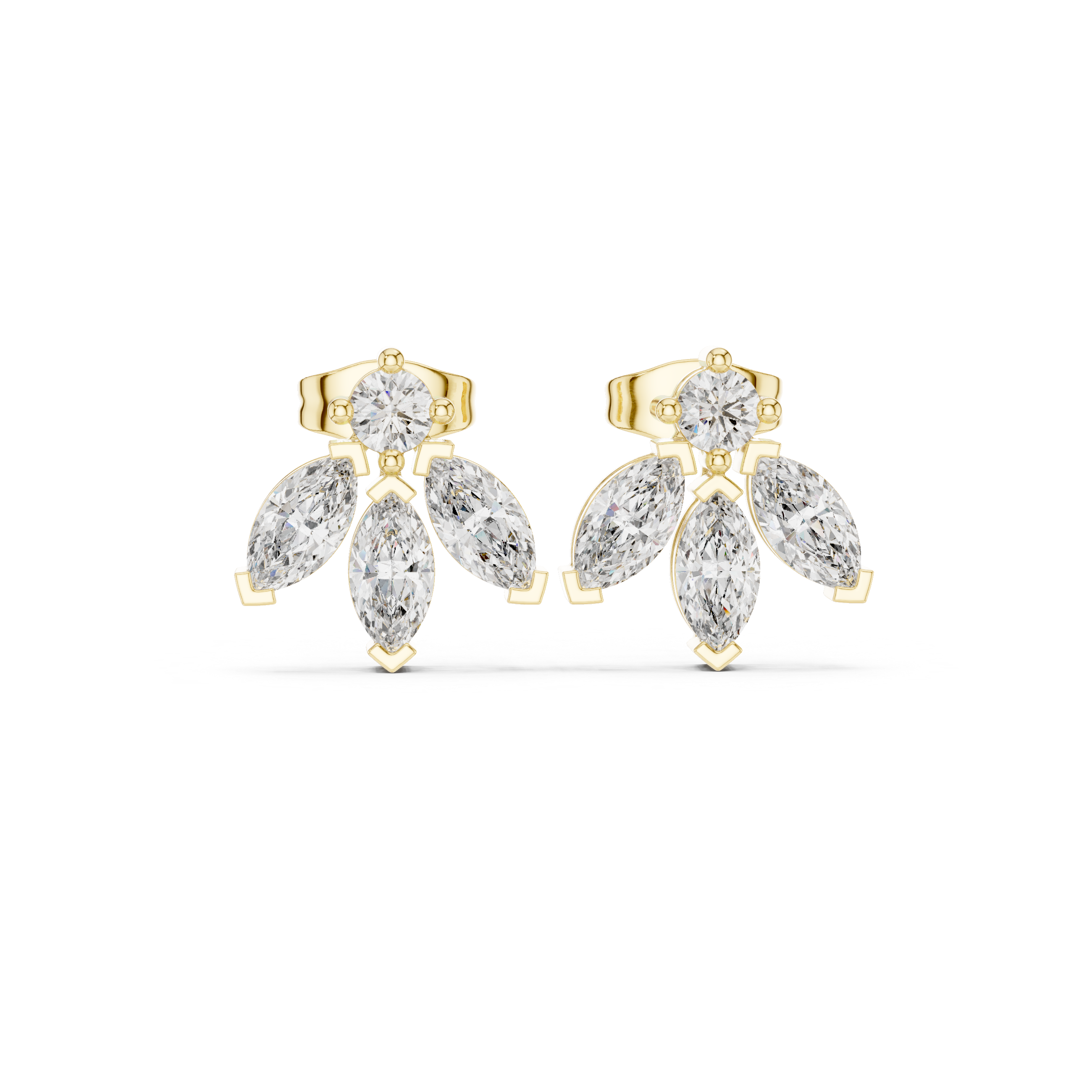 Chic 1.34ct Marquise Lab Grown Diamond Earring