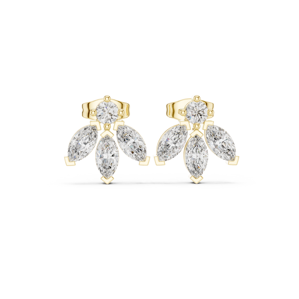 Chic 1.34ct Marquise Lab Grown Diamond Earring