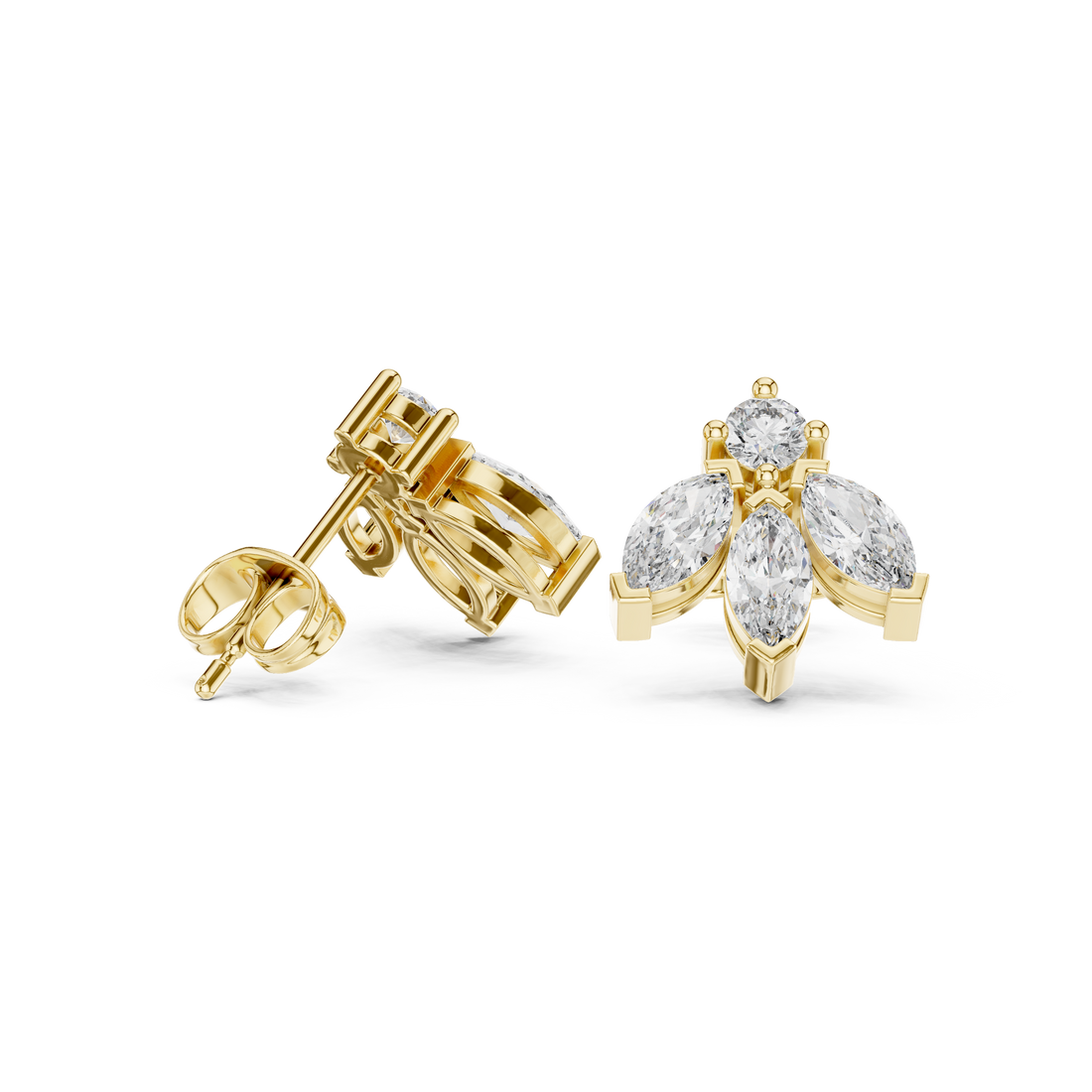Chic 1.34ct Marquise Lab Grown Diamond Earring