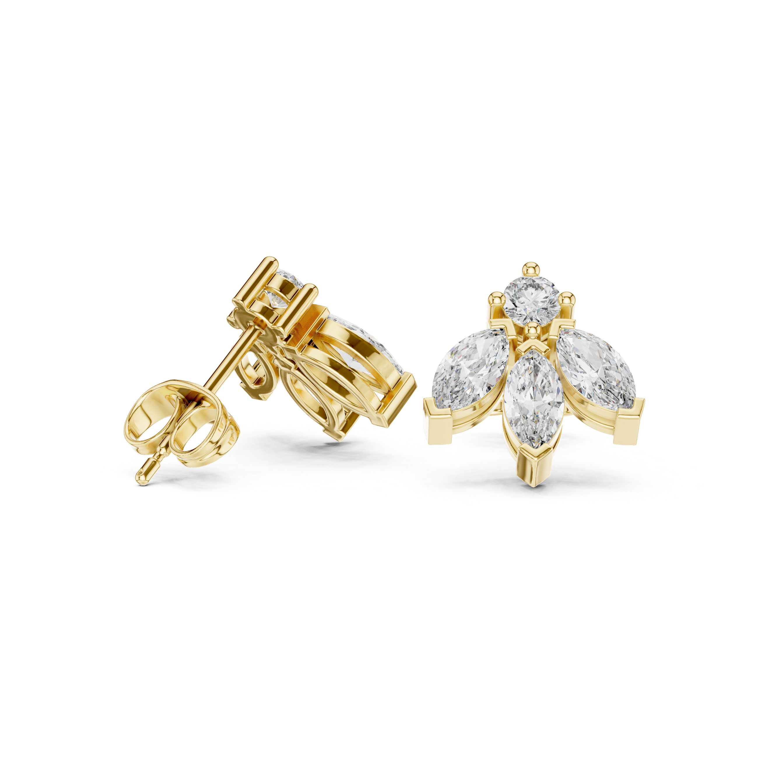 Chic 1.34ct Marquise Lab Grown Diamond Earring