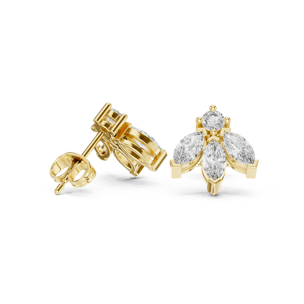 Chic 1.34ct Marquise Lab Grown Diamond Earring
