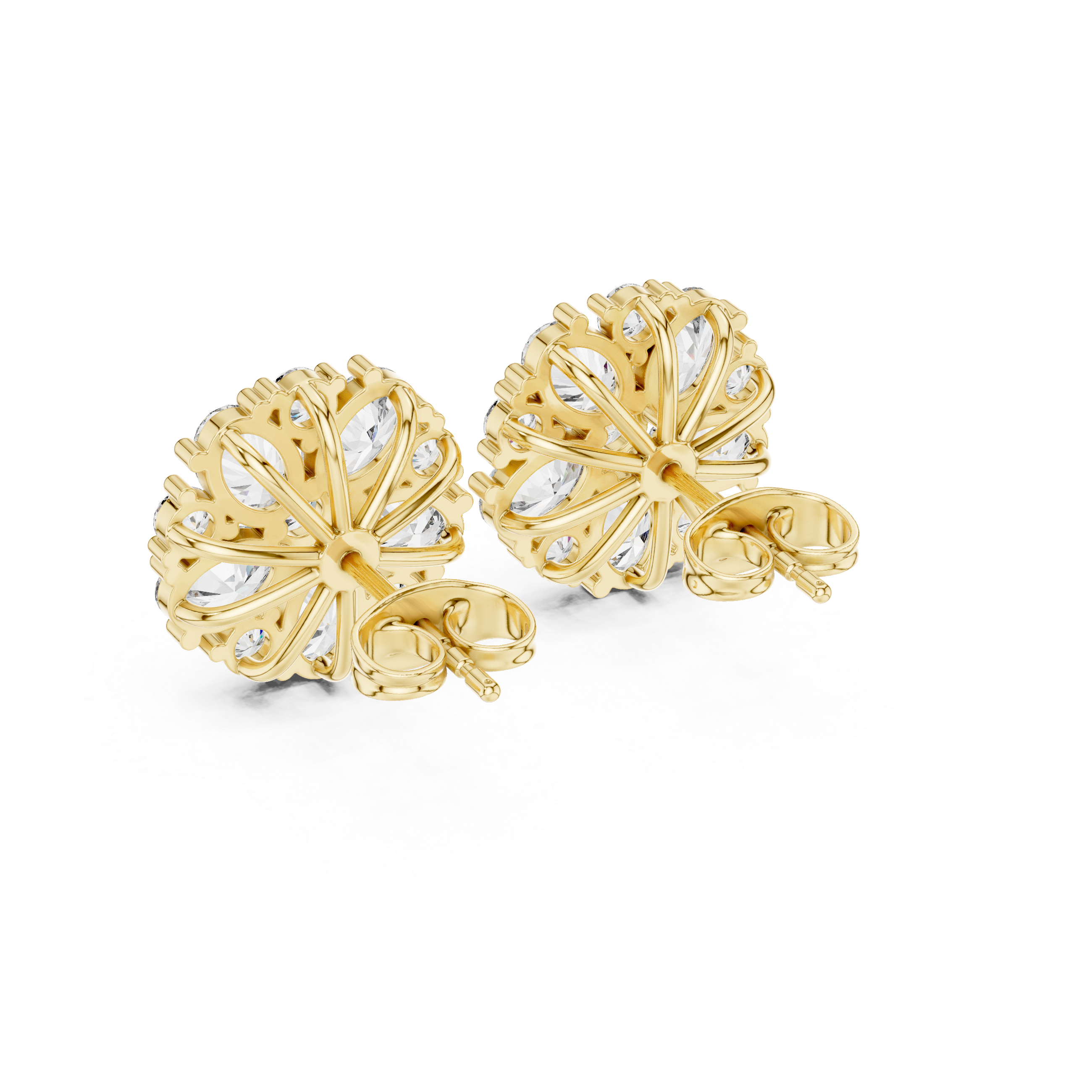 Bright Oval 2.97ct Lab Grown Diamond Earring