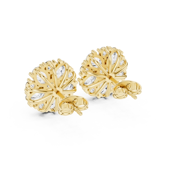 Bright Oval 2.97ct Lab Grown Diamond Earring