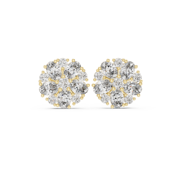 Bright Oval 2.97ct Lab Grown Diamond Earring