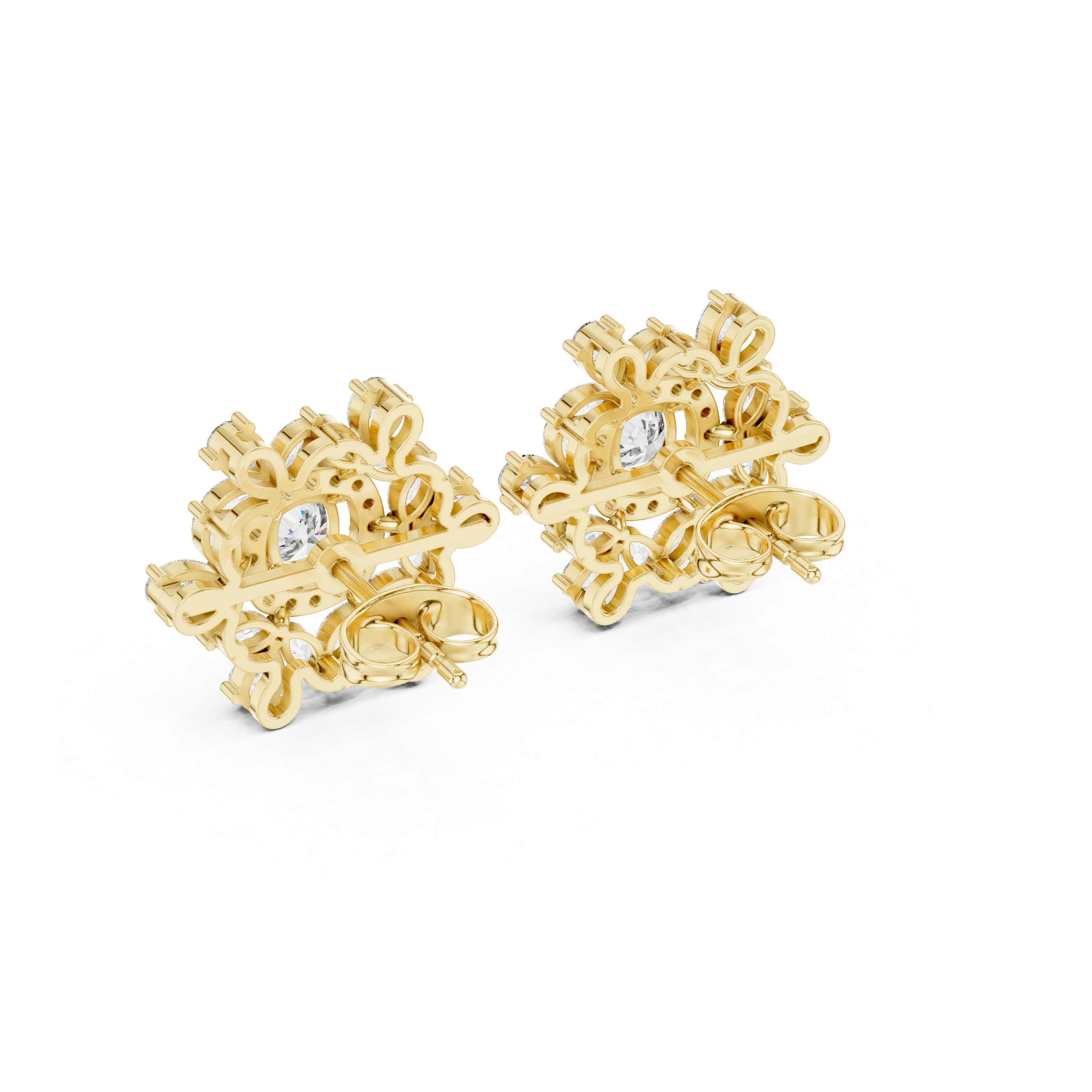 Cushion Square 1.8ct Lab Grown Diamond Earring