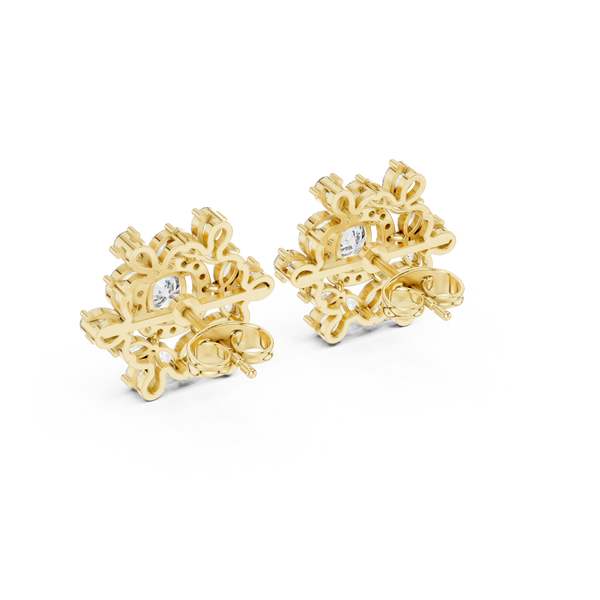 Cushion Square 1.8ct Lab Grown Diamond Earring