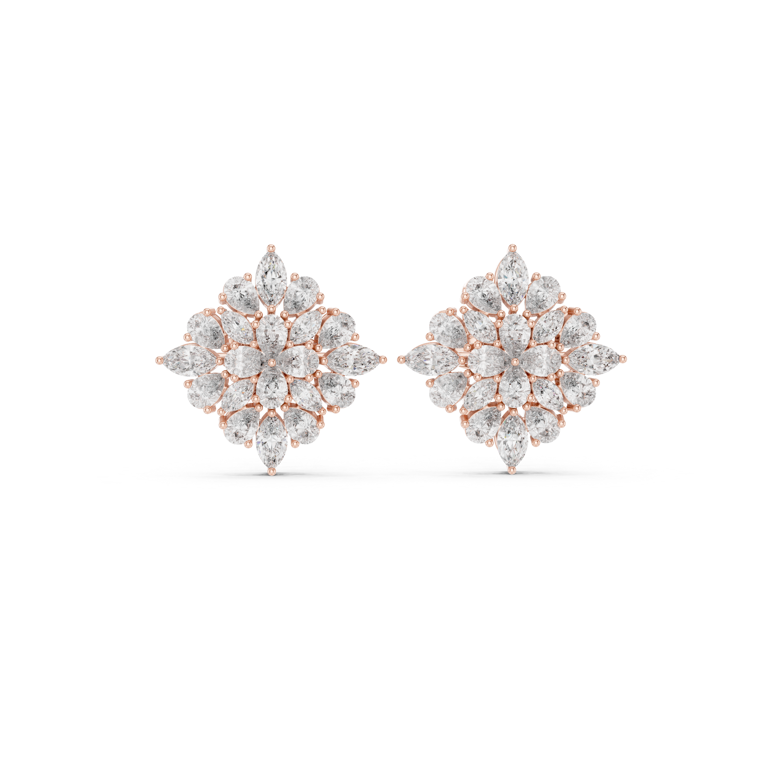 Pear Marquise 1.62ct Lab Grown Diamond Earring