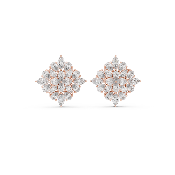 Pear Marquise 1.62ct Lab Grown Diamond Earring