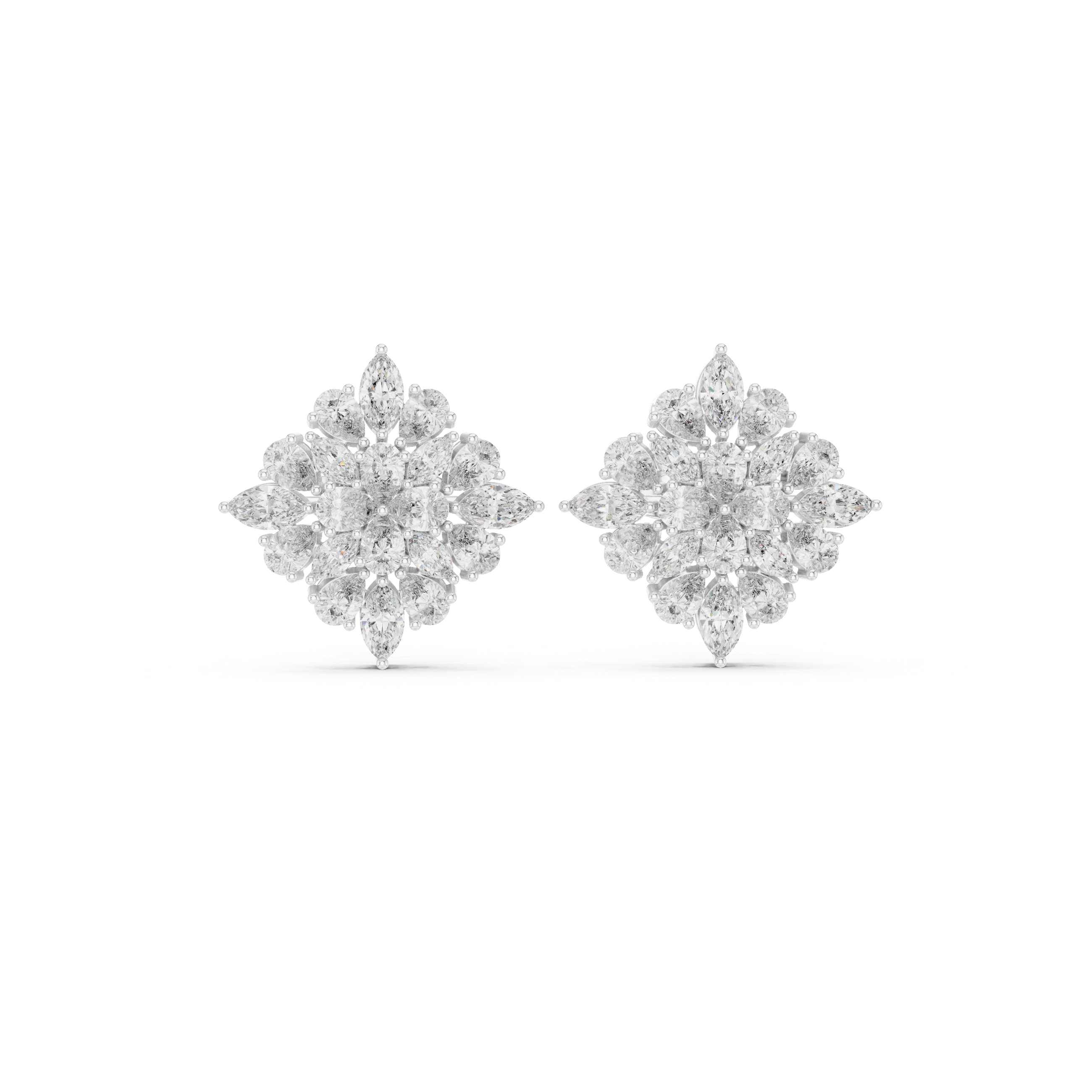 Pear Marquise 1.62ct Lab Grown Diamond Earring