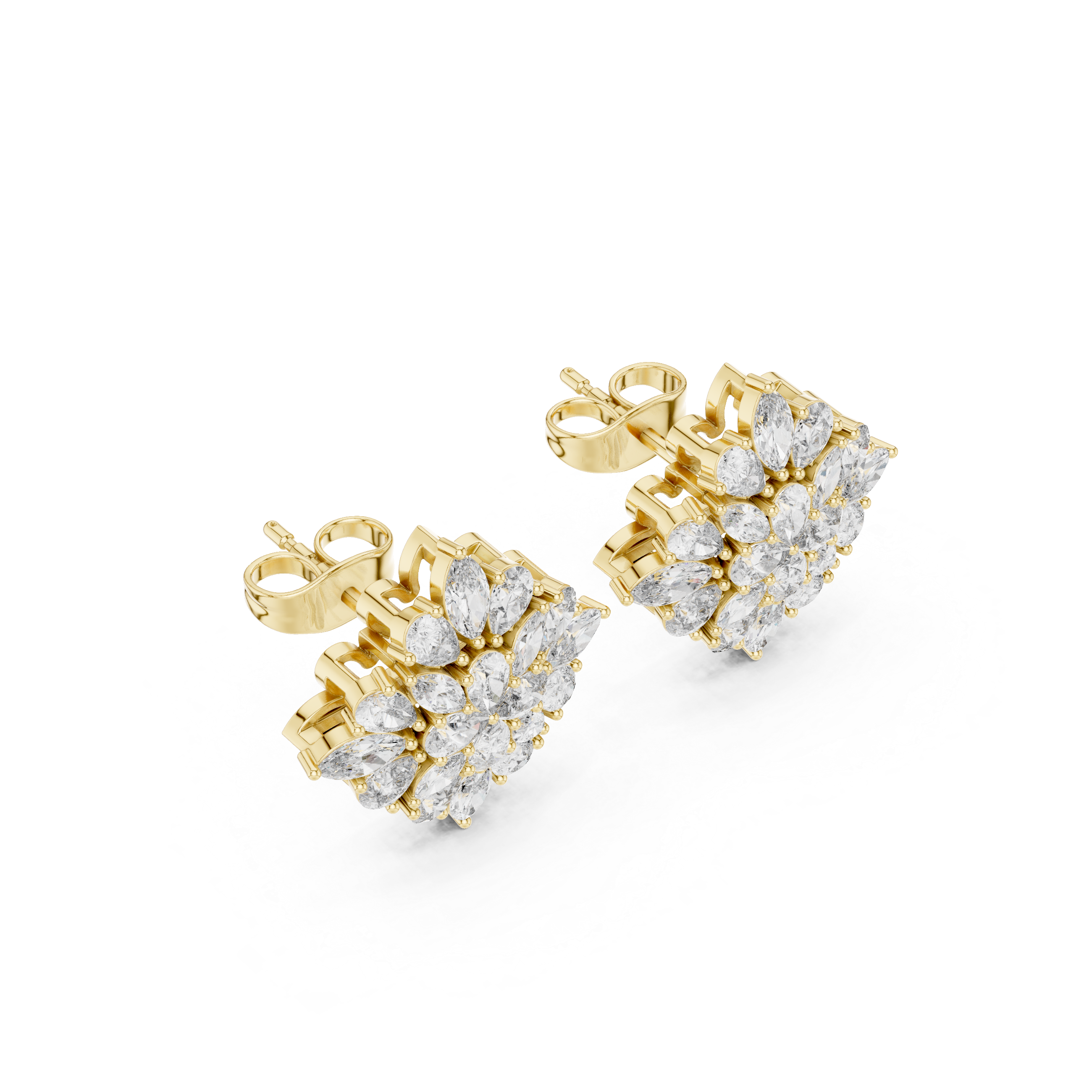 Pear Marquise 1.62ct Lab Grown Diamond Earring
