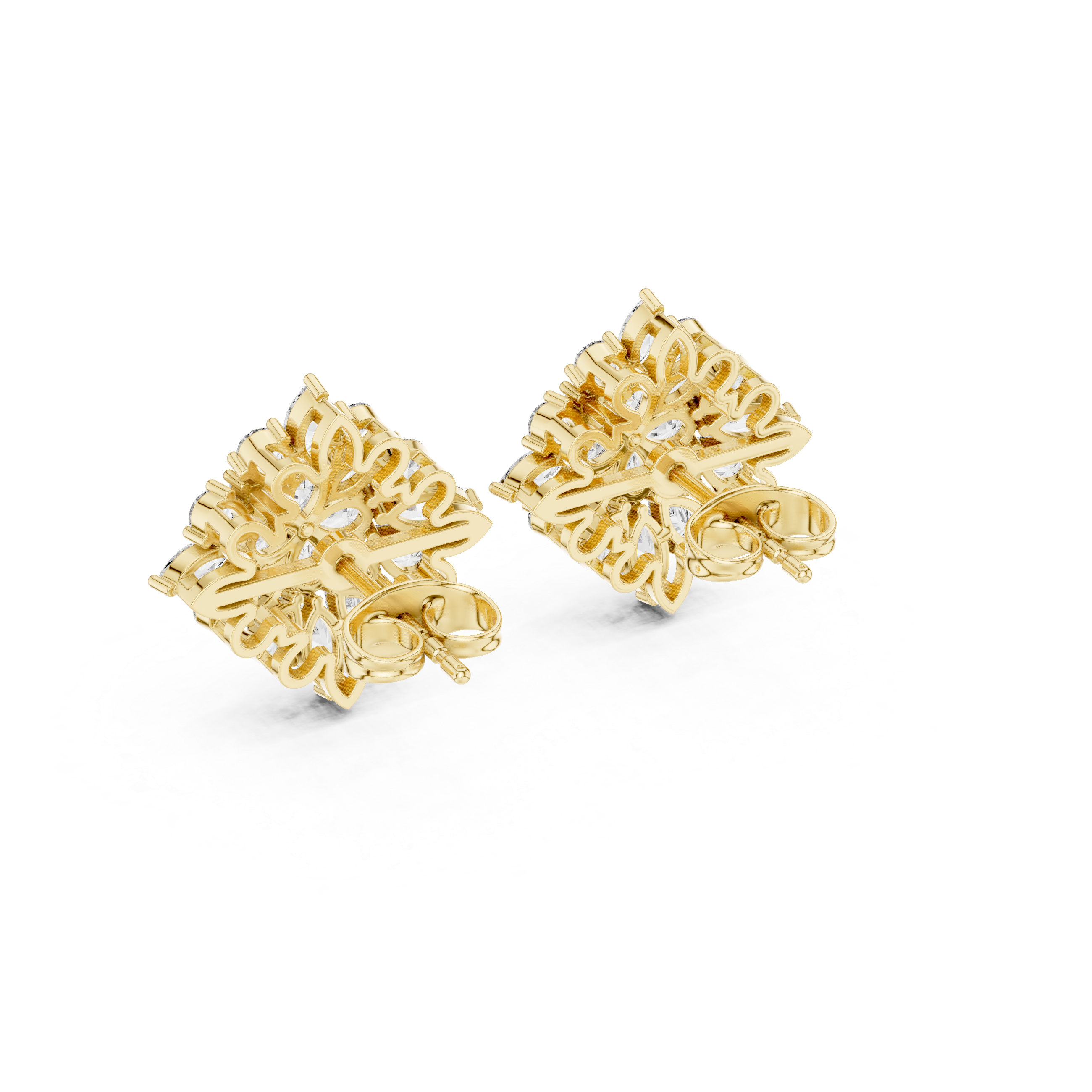 Pear Marquise 1.62ct Lab Grown Diamond Earring