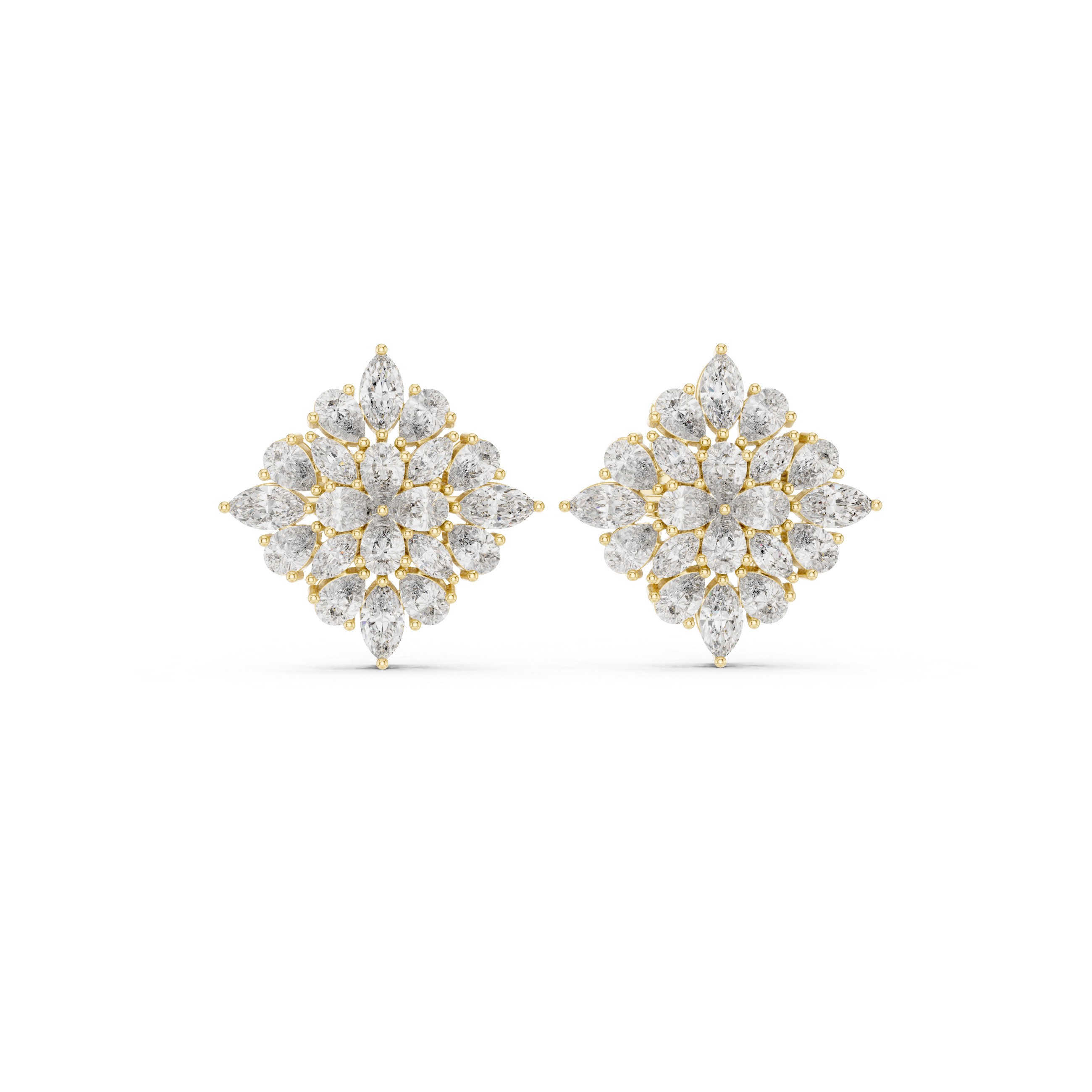 Pear Marquise 1.62ct Lab Grown Diamond Earring