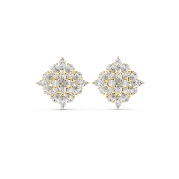 Pear Marquise 1.62ct Lab Grown Diamond Earring