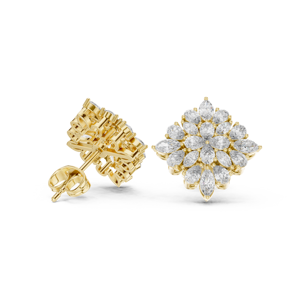 Pear Marquise 1.62ct Lab Grown Diamond Earring