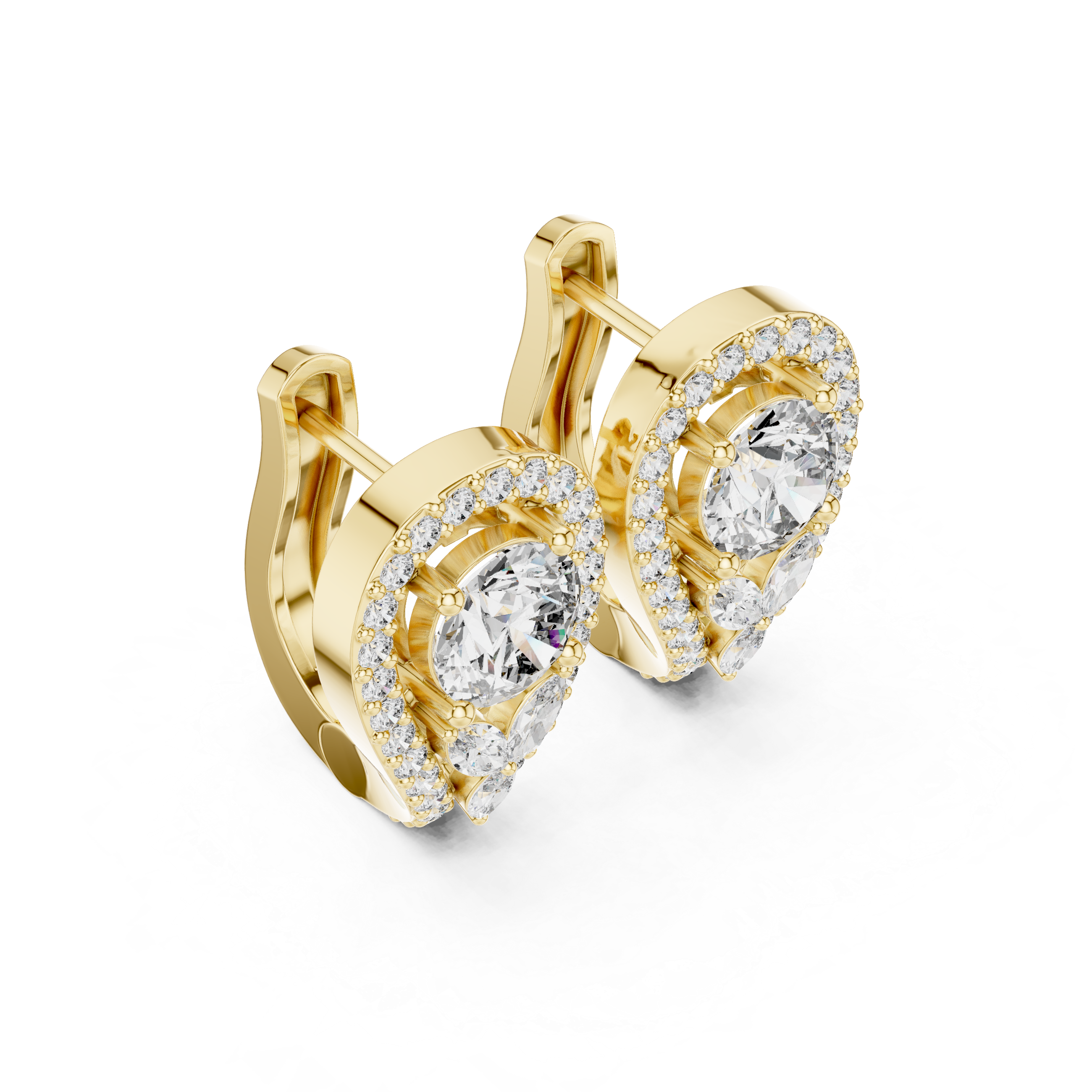 Graceful 1.476ct Marquise Lab Grown Diamond Earring