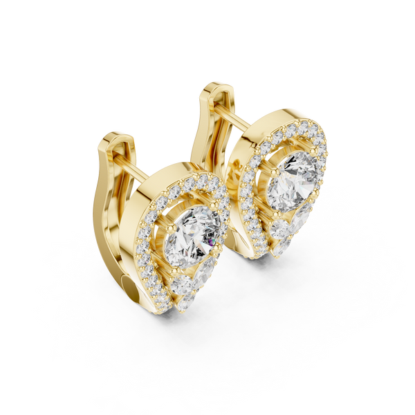 Graceful 1.476ct Marquise Lab Grown Diamond Earring