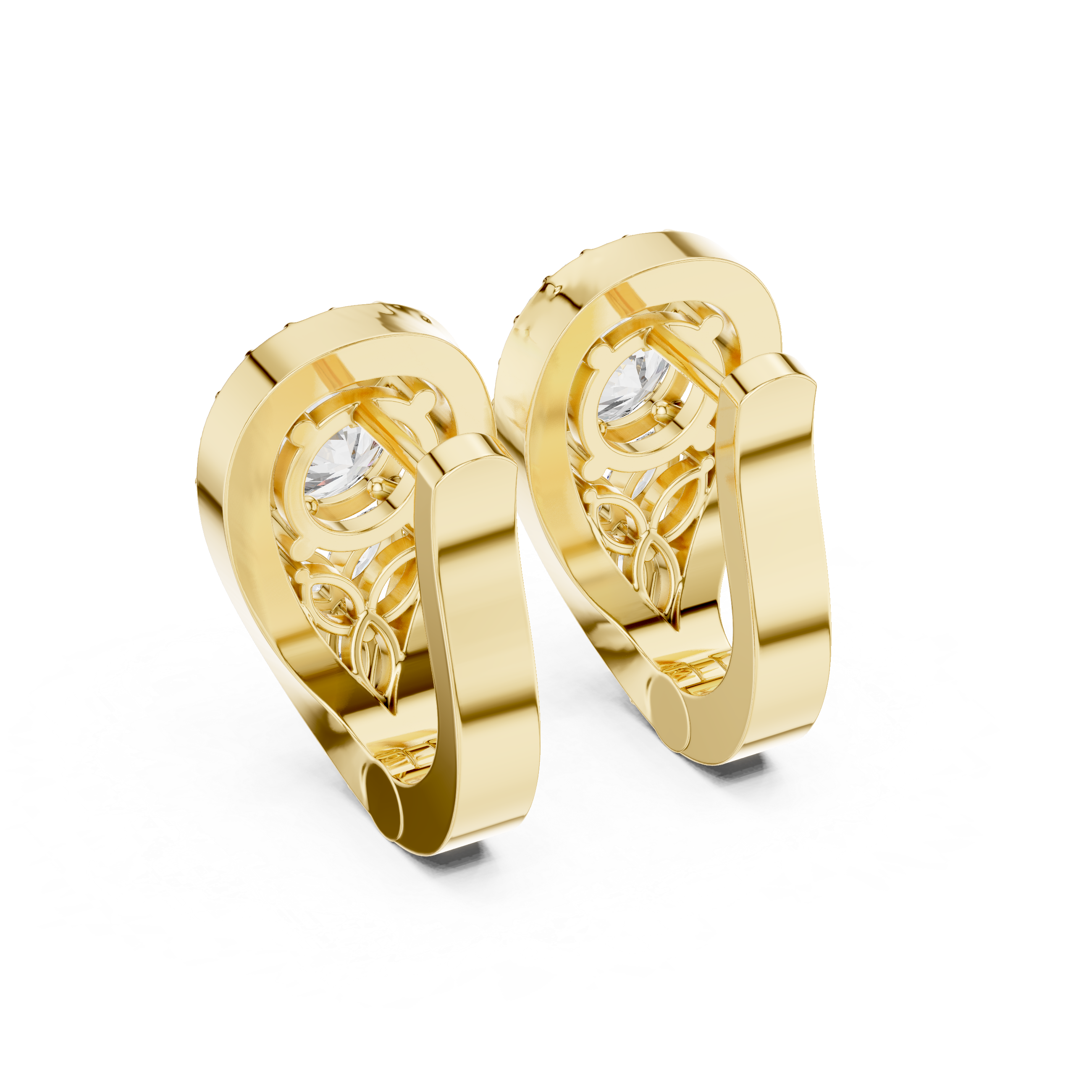 Graceful 1.476ct Marquise Lab Grown Diamond Earring