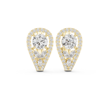 Graceful 1.476ct Marquise Lab Grown Diamond Earring