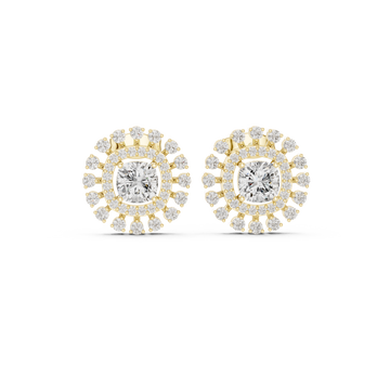 Cushion Square 2.02ct Lab Grown Diamond Earring