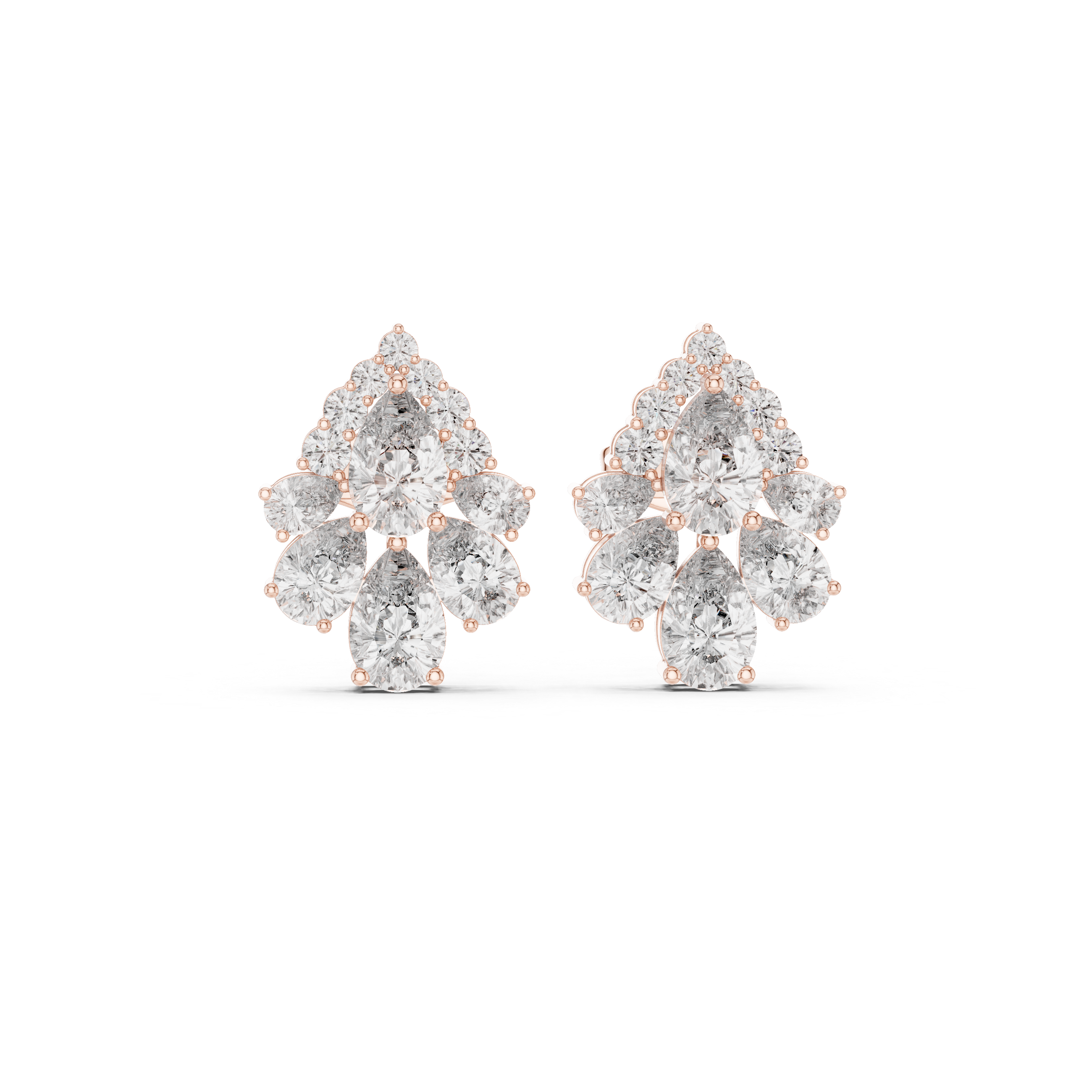 Stunning Pear 1.97ct Lab Grown Diamond Earring