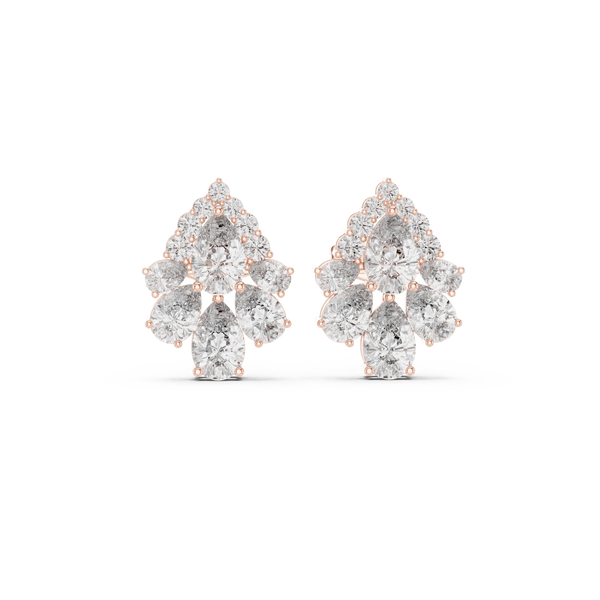 Stunning Pear 1.97ct Lab Grown Diamond Earring