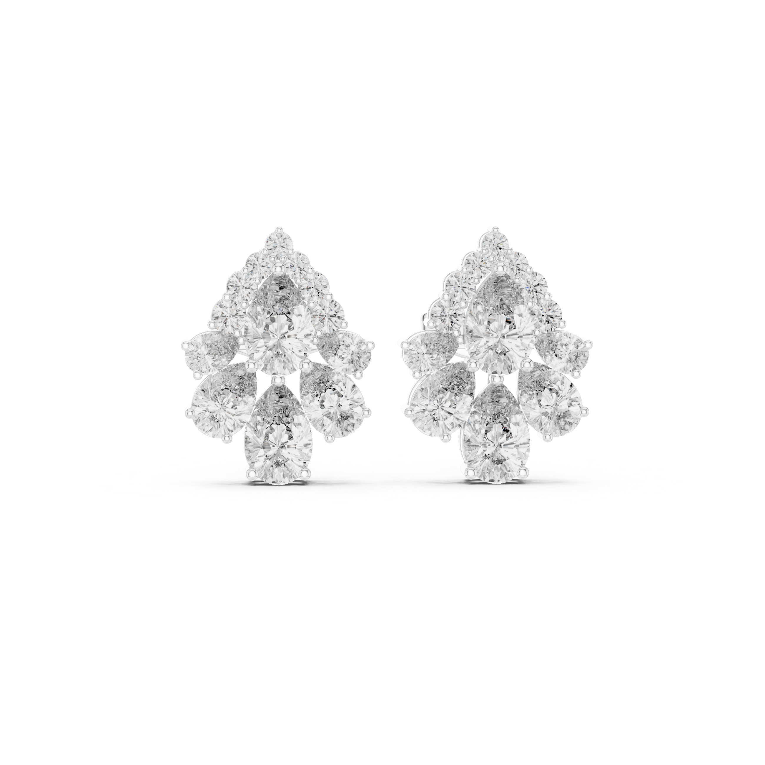 Stunning Pear 1.97ct Lab Grown Diamond Earring