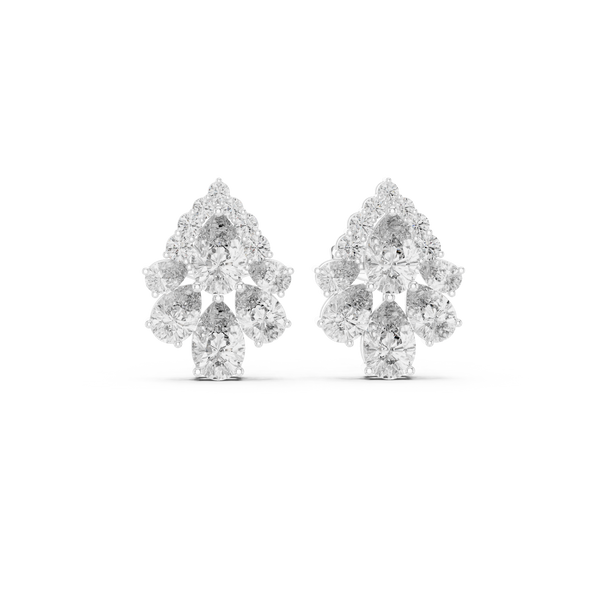 Stunning Pear 1.97ct Lab Grown Diamond Earring